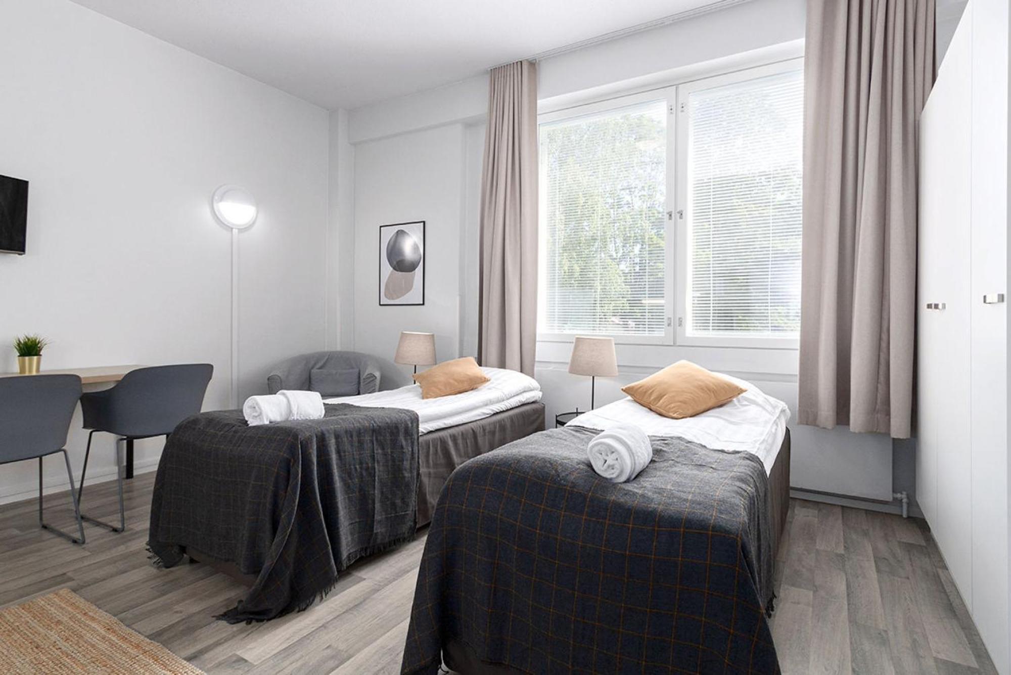 Forenom Serviced Apartments Rauma Kaivopuisto Exteriör bild